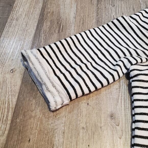 Unknown brand large 3/4 sleeve striped sweater - Picture 2 of 8
